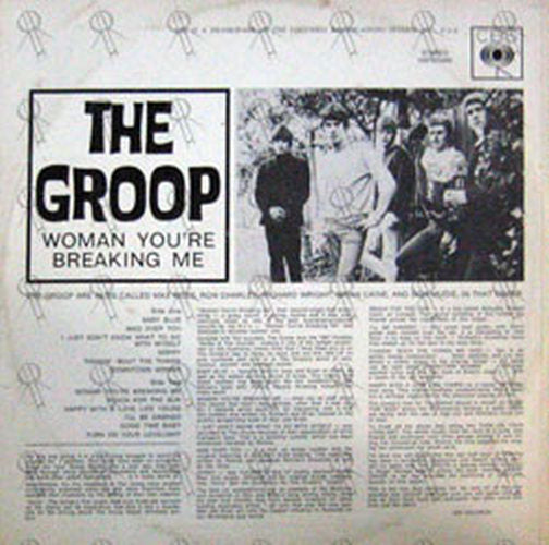 GROOP-- THE - Woman You're Breaking Me - 2