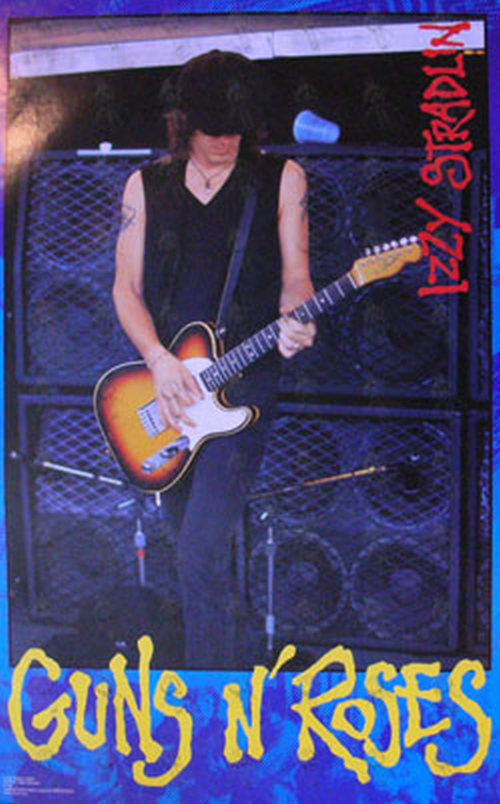 GUNS N ROSES - Early-90's 'Izzy' Photo Poster - 1