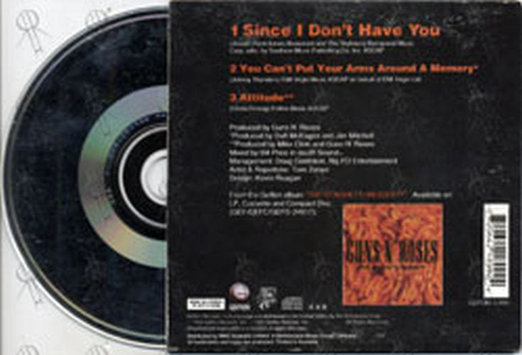 GUNS N ROSES - Since I Don't Have You - 2