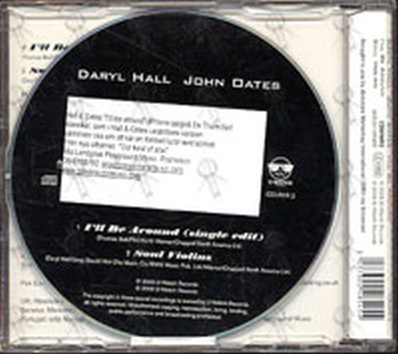 HALL & OATES - I'll Be Around - 2