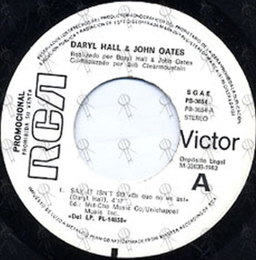 HALL & OATES - Say It Isn't So - 3
