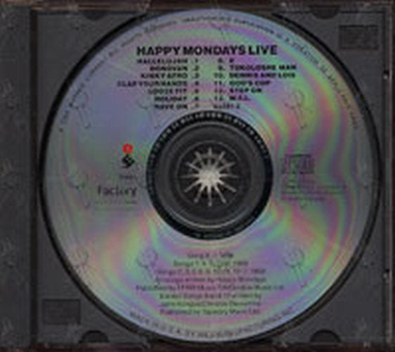 HAPPY MONDAYS - Live - 3