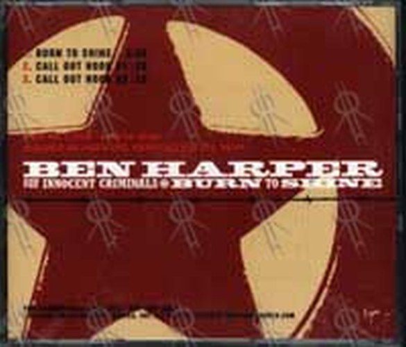 HARPER-- BEN - Burn To Shine - 2