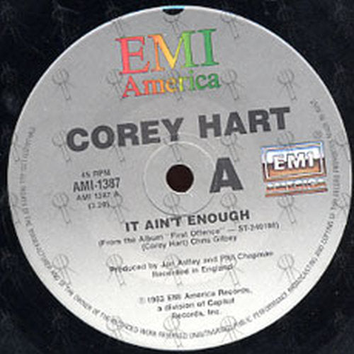 HART-- COREY - It Ain't Enough - 3