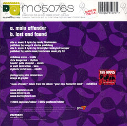 HIVES-- THE - Main Offender - 2