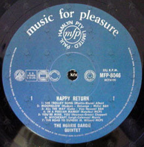 HORRIE DARGIE - Happy Return - 3