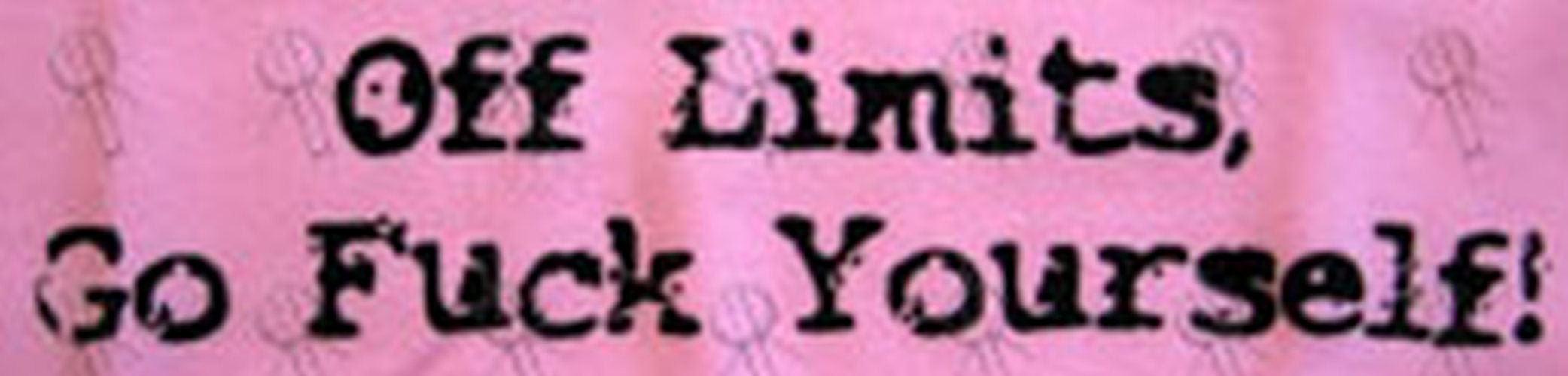 HOT WATER MUSIC - Pink 'Off Limits' Girls' Tank Top - 2