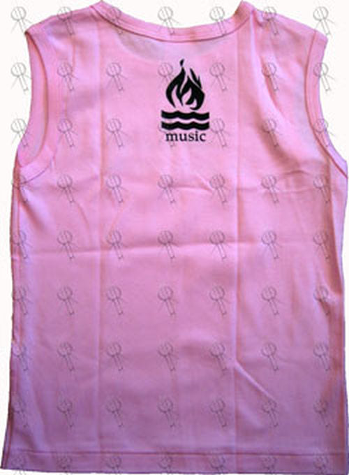 HOT WATER MUSIC - Pink 'Off Limits' Girls' Tank Top - 3