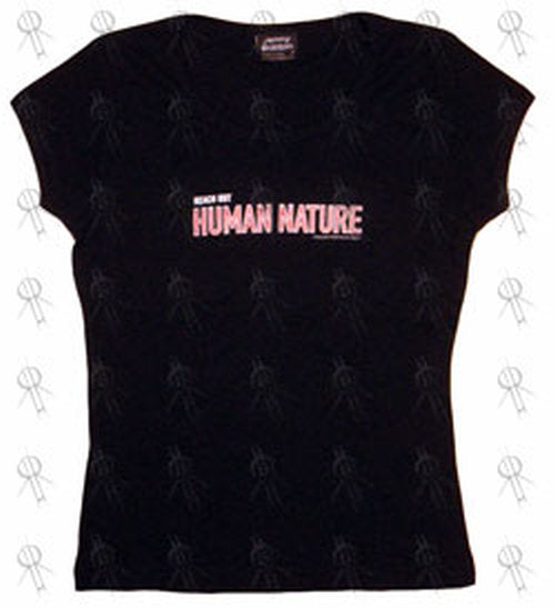 HUMAN NATURE - Black 'Reach Out' Design Girls T-Shirt - 1
