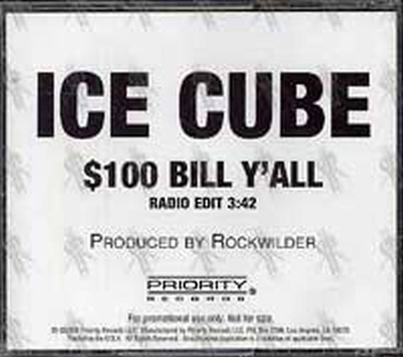 ICE CUBE - $100 Bill Y'All - 2
