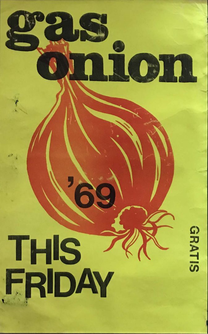 Gas Onion '69 Dance Yellow Poster