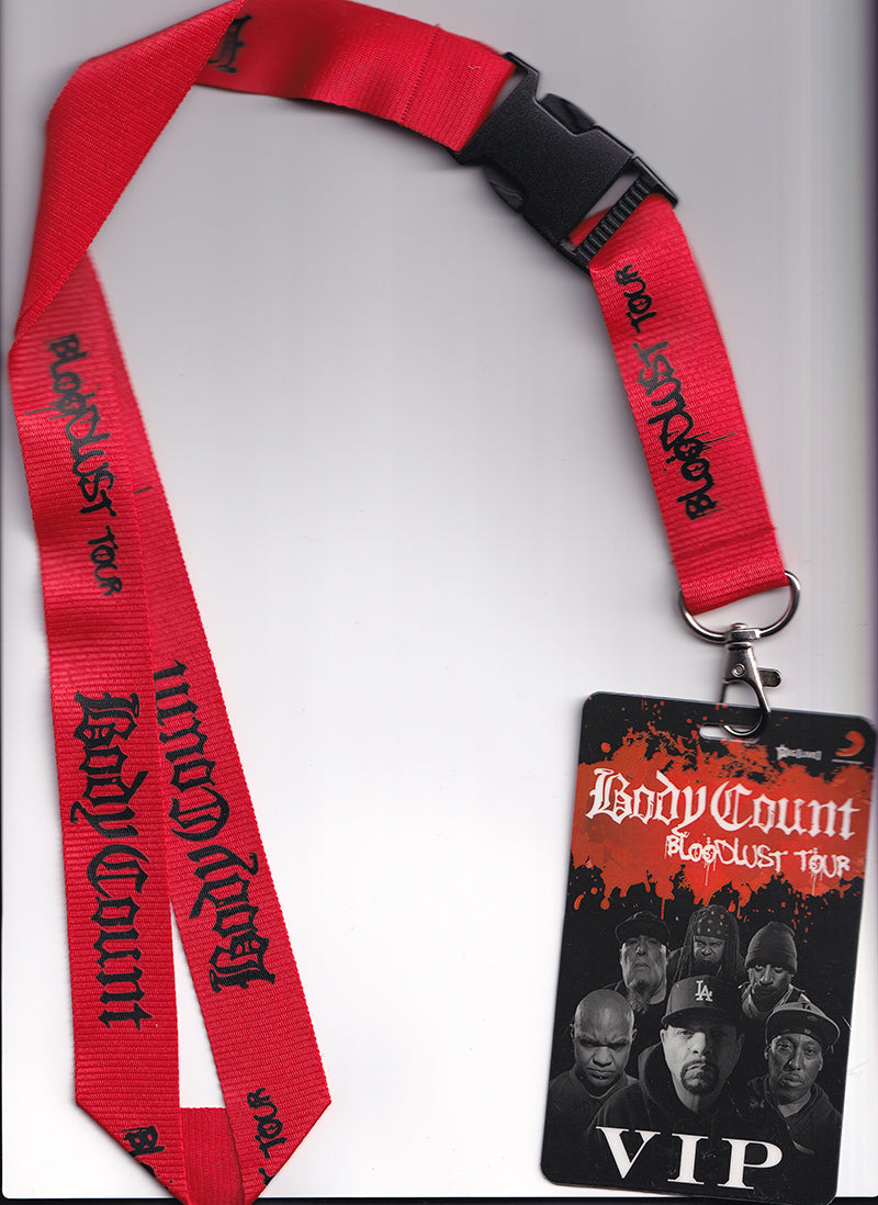 Bloodlust VIP Tour Laminate