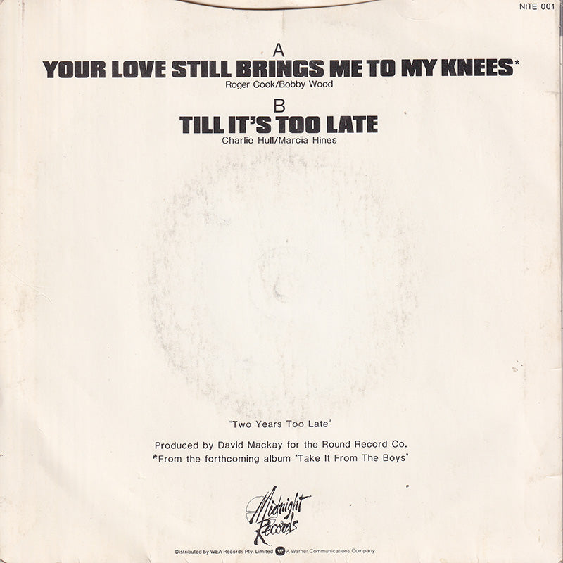 Your Love Still Brings Me To My Knees
