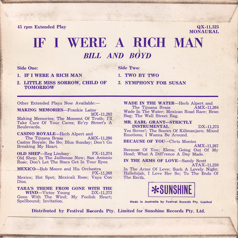 If I Were A Rich Man