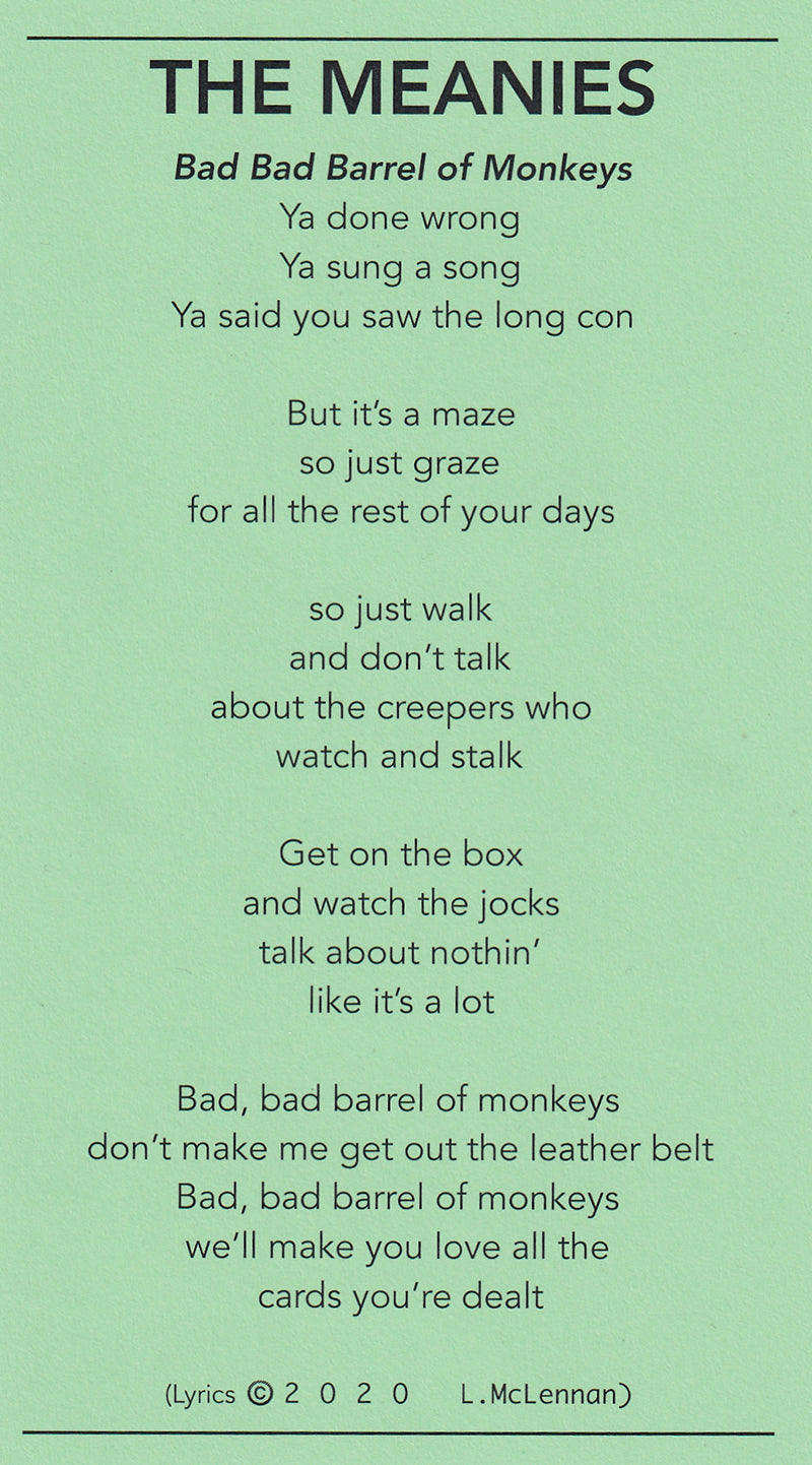 Bad Bad Barrel Of Monkeys (Blue)