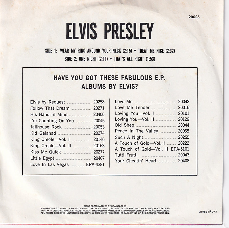 A Touch Of Elvis Volume 2