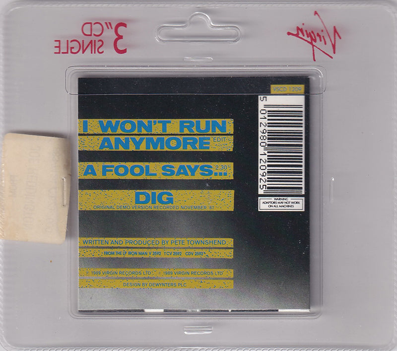 I Won't Run Anymore