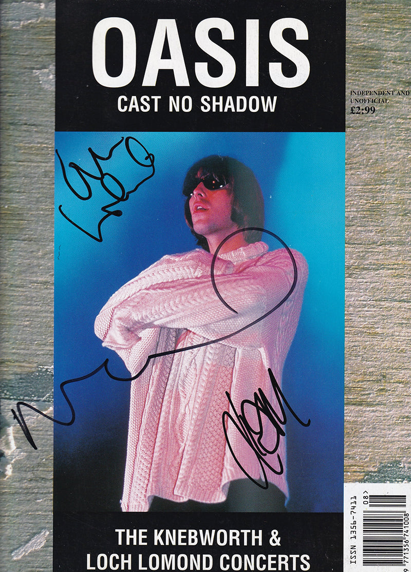 Oasis 1996 Tour Booklet (Knebworth and Loch Lomond Concerts)