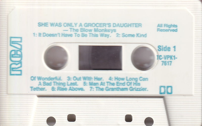 She Was Only A Grocer's Daughter