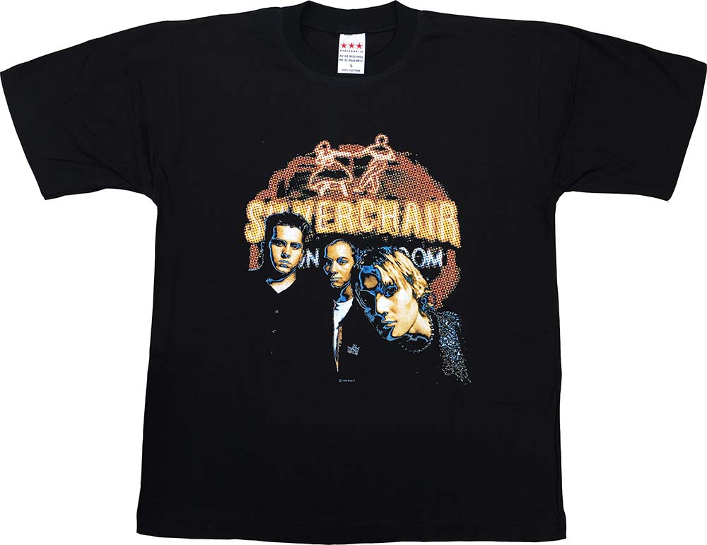Fuzzy Design 1999 Neon Ballroom Australian Tour Black T-Shirt