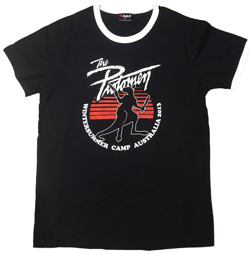 WinterSummer Camp Australia 2013 Black Ringer T-Shirt