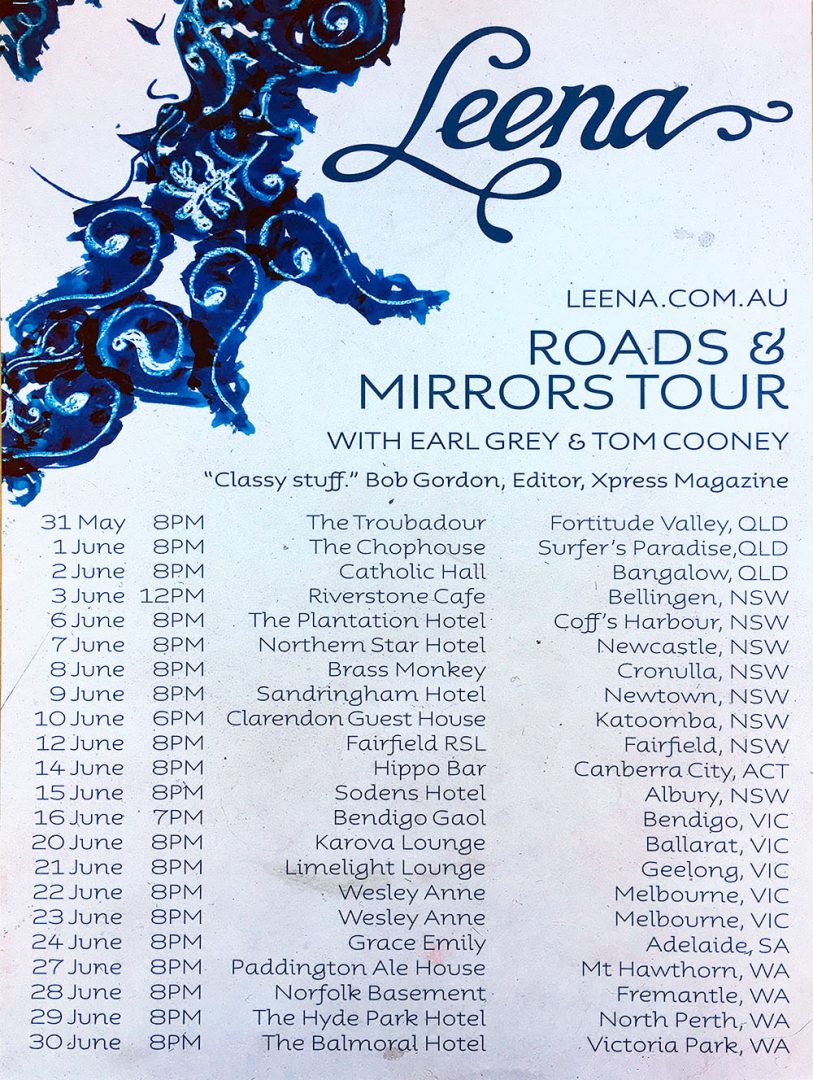 Roads & Mirrors 2007 Australian Tour Poster
