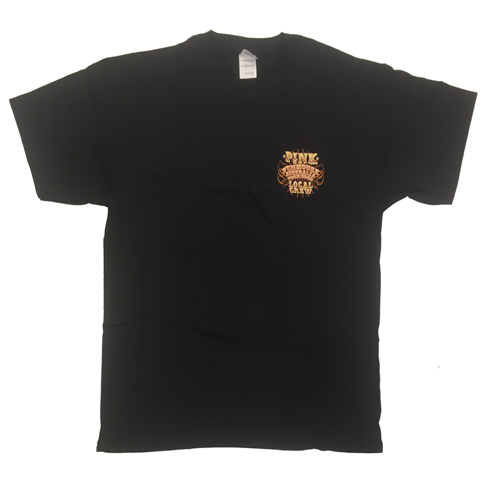 Black Funhouse Australia Tour 2009 Local Crew T-Shirt