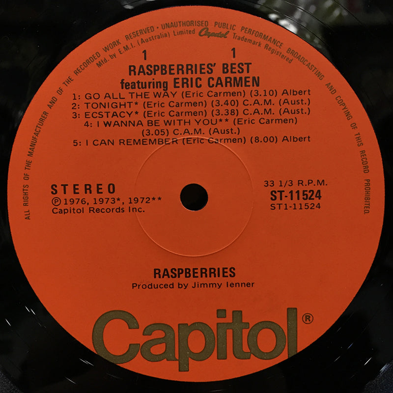 Raspberries' Best - Featuring Eric Carmen