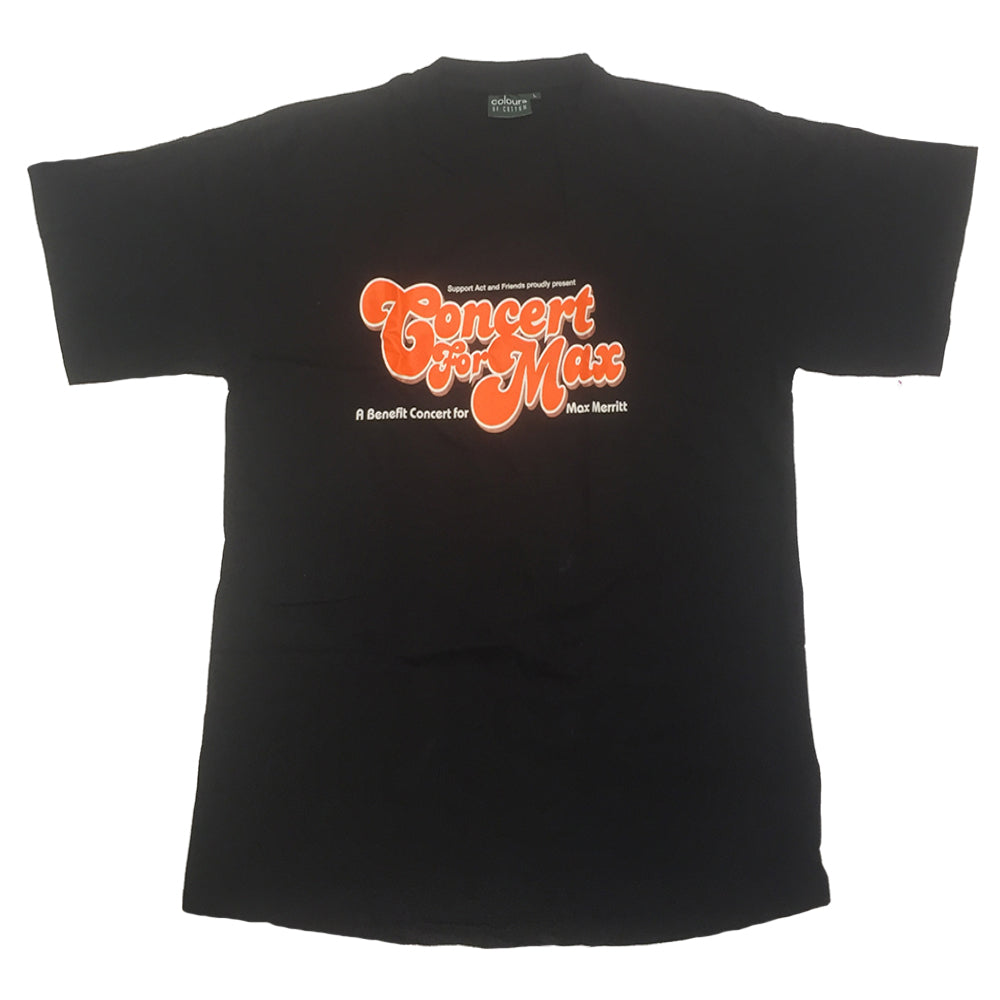 The Benefit Concert For Max Merritt Black T-Shirt