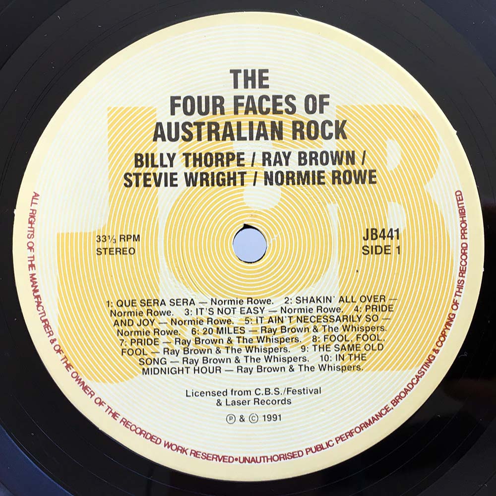 The Four Faces Of Australian Rock