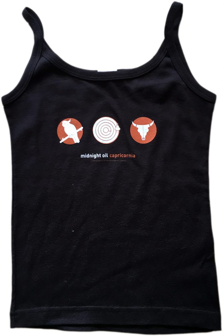 Capricornia Girls Black Singlet