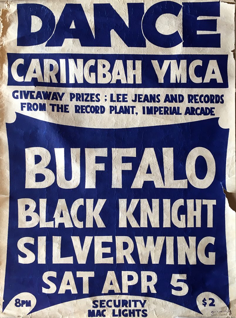 Caringbah YMCA, Sydney, 5th April 1975 Show Poster