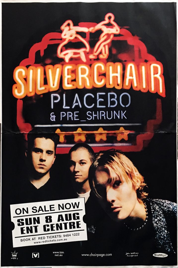 Perth Entertainment Centre, 8th August 1999 Show Poster