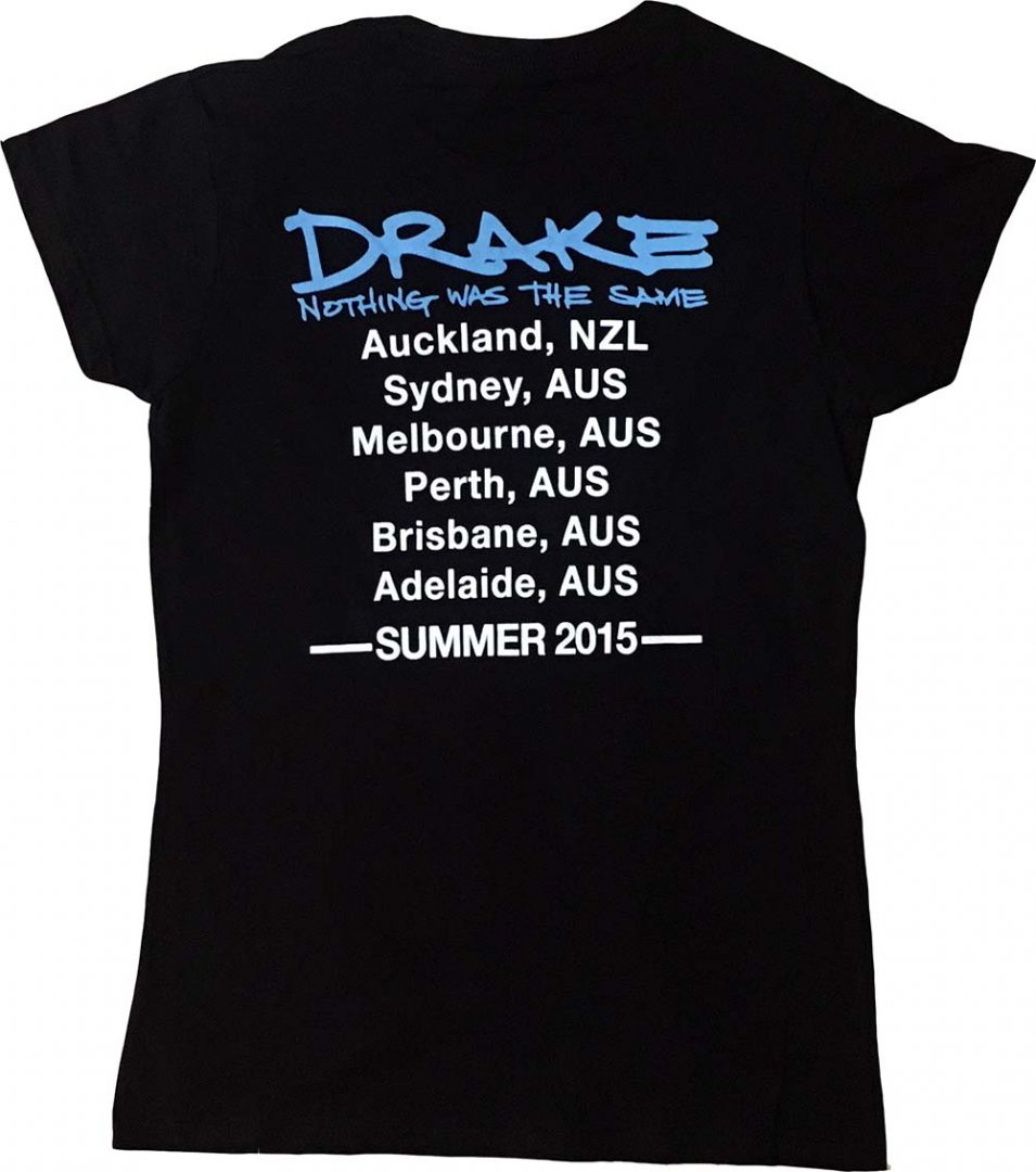 Portrait Design 2015 Nothing Was The Same Aus/NZ Tour Black Girls' T-Shirt
