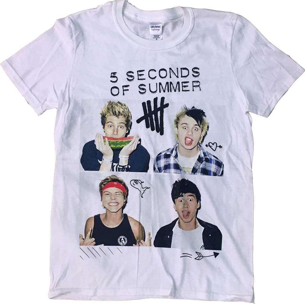 Portraits Design "There's No Place Like Home" 2014 Aus Tour White T-Shirt