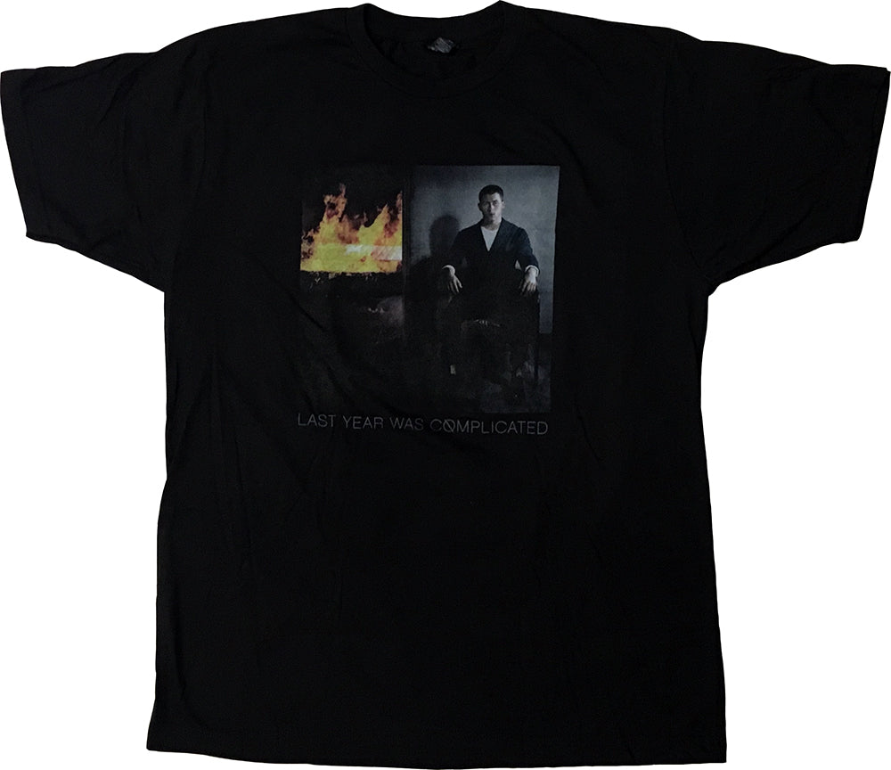 Last Year Was Complicated 2016 Oz Tour Album Art Black T-Shirt