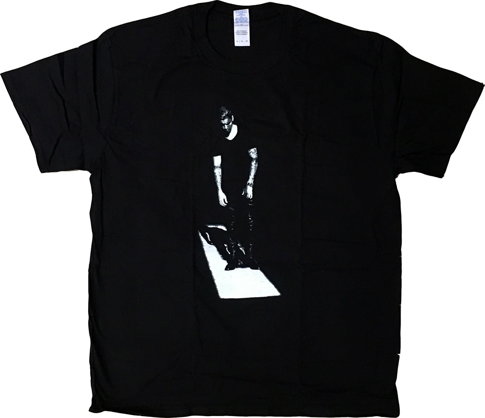 Looking Down Photo Design Black T-Shirt