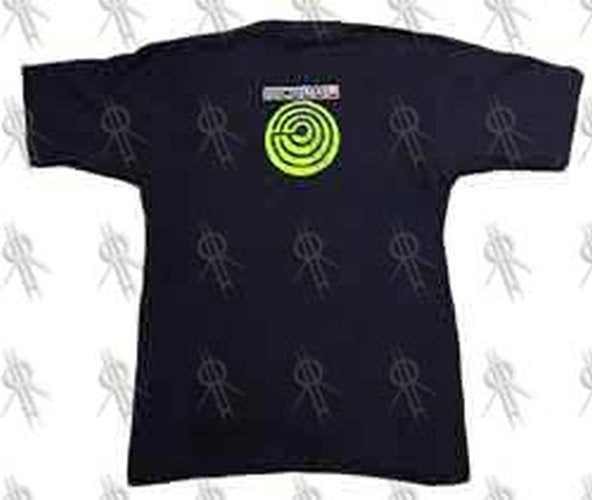 INCUBUS - Navy Blue 'Fighting Fish' Design - Morning View 2001 Australian Tour T-Shirt - 3