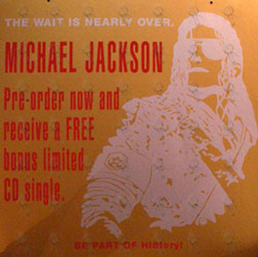 JACKSON-- MICHAEL - 'HIStory' Album Hanging Display - 1