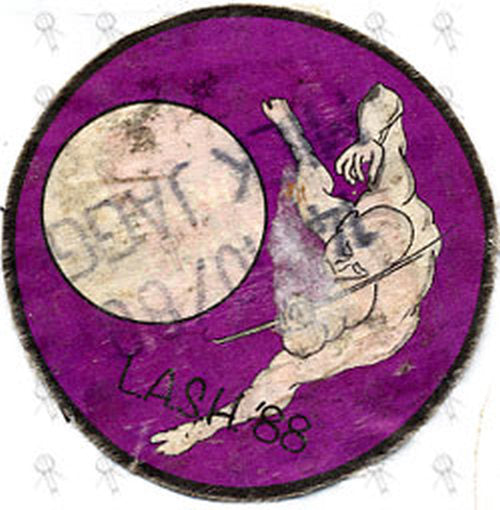 JAGGER-- MICK - Australian 'L.A.S.H. '88' Tour Used Cloth Sticker Pass - 1