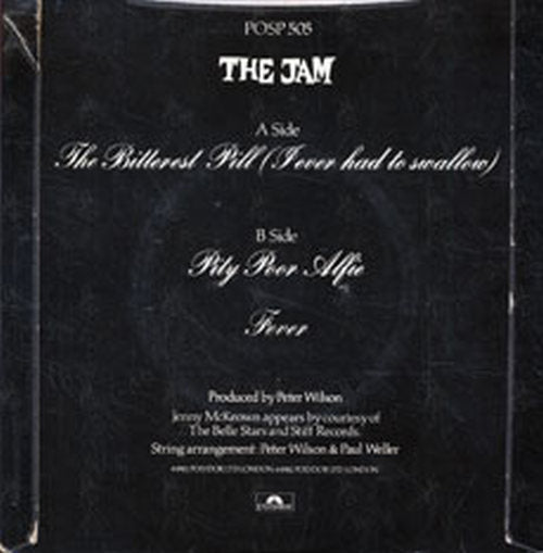 JAM-- THE - The Bitterest Pill (I Ever Had To Swallow) - 2