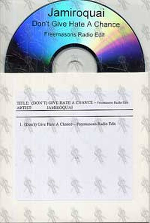 JAMIROQUAI - (Don't) Give Hate A Chance - 1