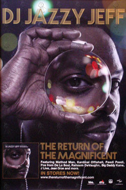 JAZZY JEFF-- DJ - 'The Return Of The Magnificent' Album Promo Poster - 1