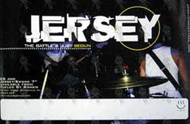 JERSEY - 'The Battle's Just Begun' Gig Poster - 1