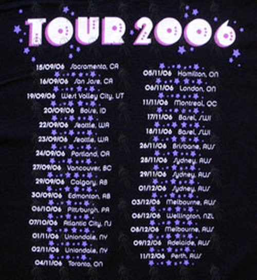 JOHN-- ELTON - Black 'Piano Man' Design 2006 World Tour T-Shirt - 4