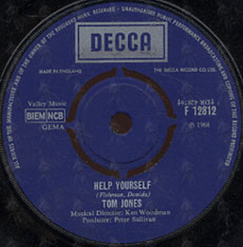 JONES-- TOM - Help Yourself - 2