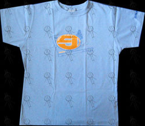 JURASSIC 5 - Light Blue 'J5 Deck' Design Girls T-Shirt - 1