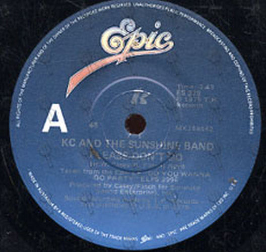 KC & THE SUNSHINE BAND - Please Don't Go - 2