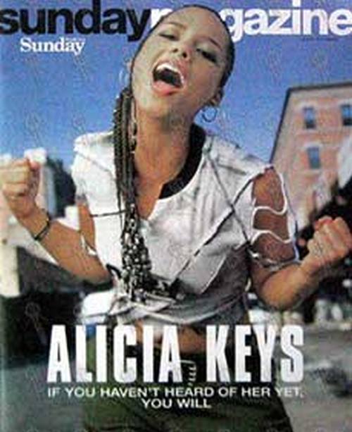 KEYS-- ALICIA - 'Herald Sun Sunday Magazine' - June 2 2002 - Alicia On The Cover - 1