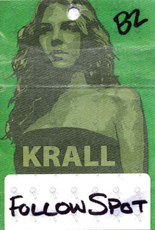 KRALL-- DIANA - 'Quiet Nights' Australian Tour Working Pass